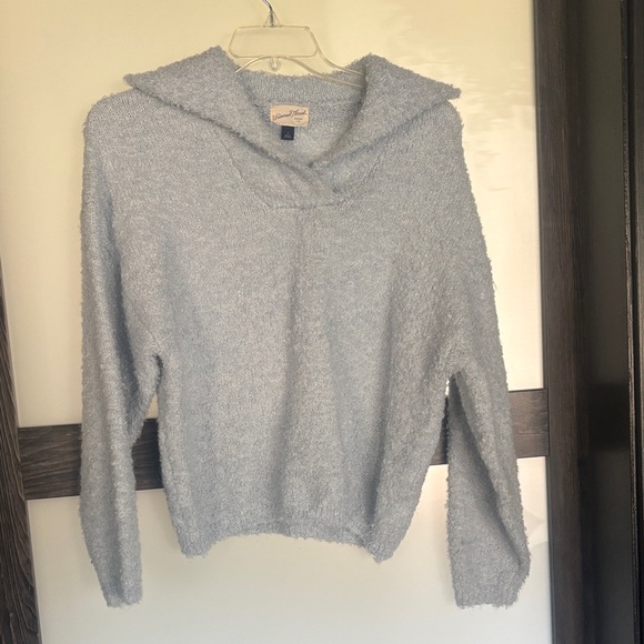 Universal Thread Sweaters - Universal Threads Light Blue Collared Cozy Knit Sweater Sz S
